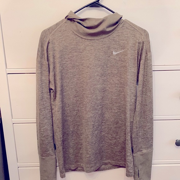 Nike Dri-Fit hooded running top - Picture 1 of 4